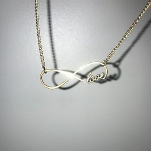 infinity love necklace